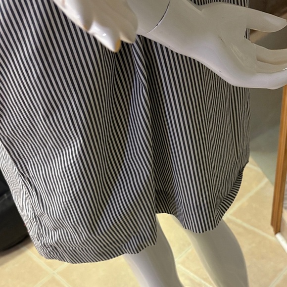 Tommy Hilfiger gray and White Striped Dress, size medium - Picture 10 of 12